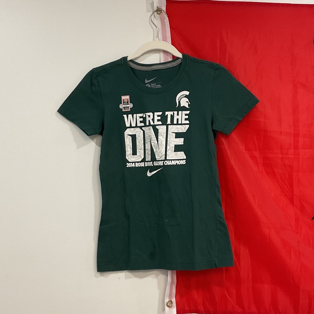 Nike Dark Green Rose Bowl T-Shirt